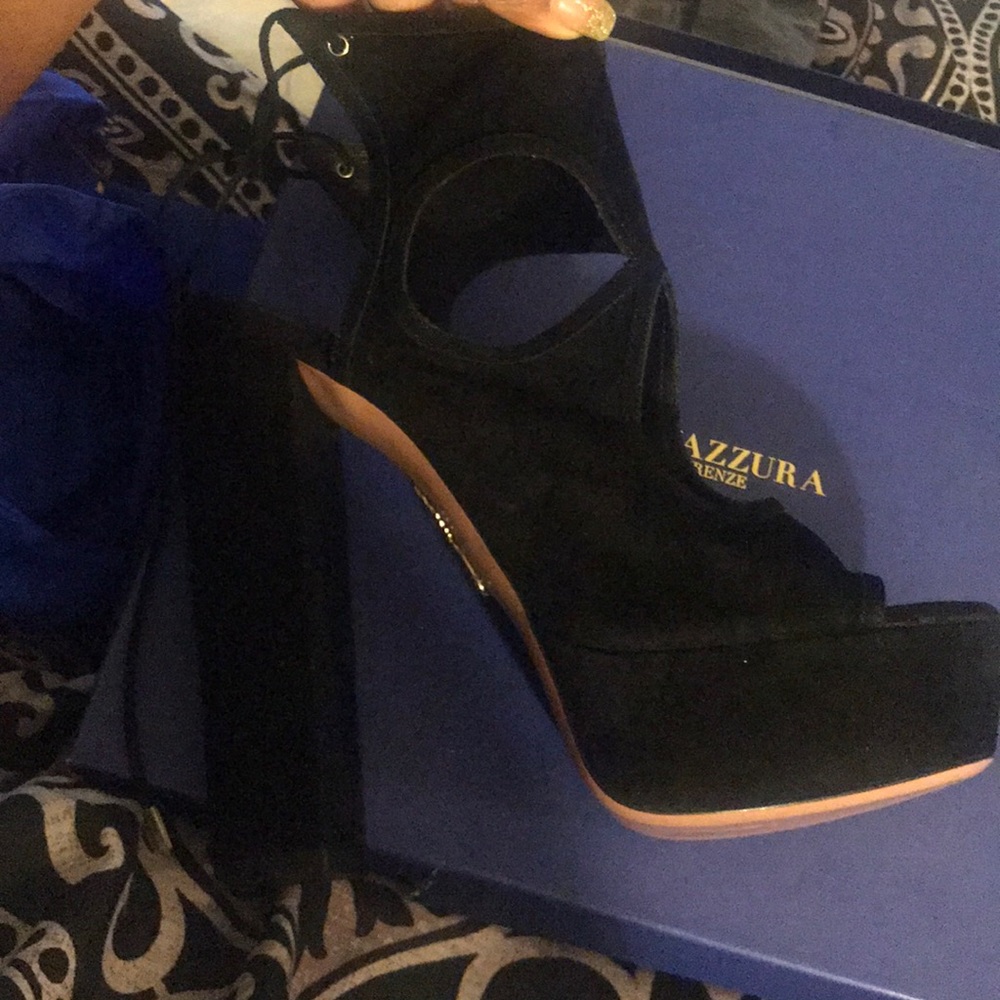 Aquazzura Firenze: Sexy Thing Plateau 140 - Picture 6 of 7